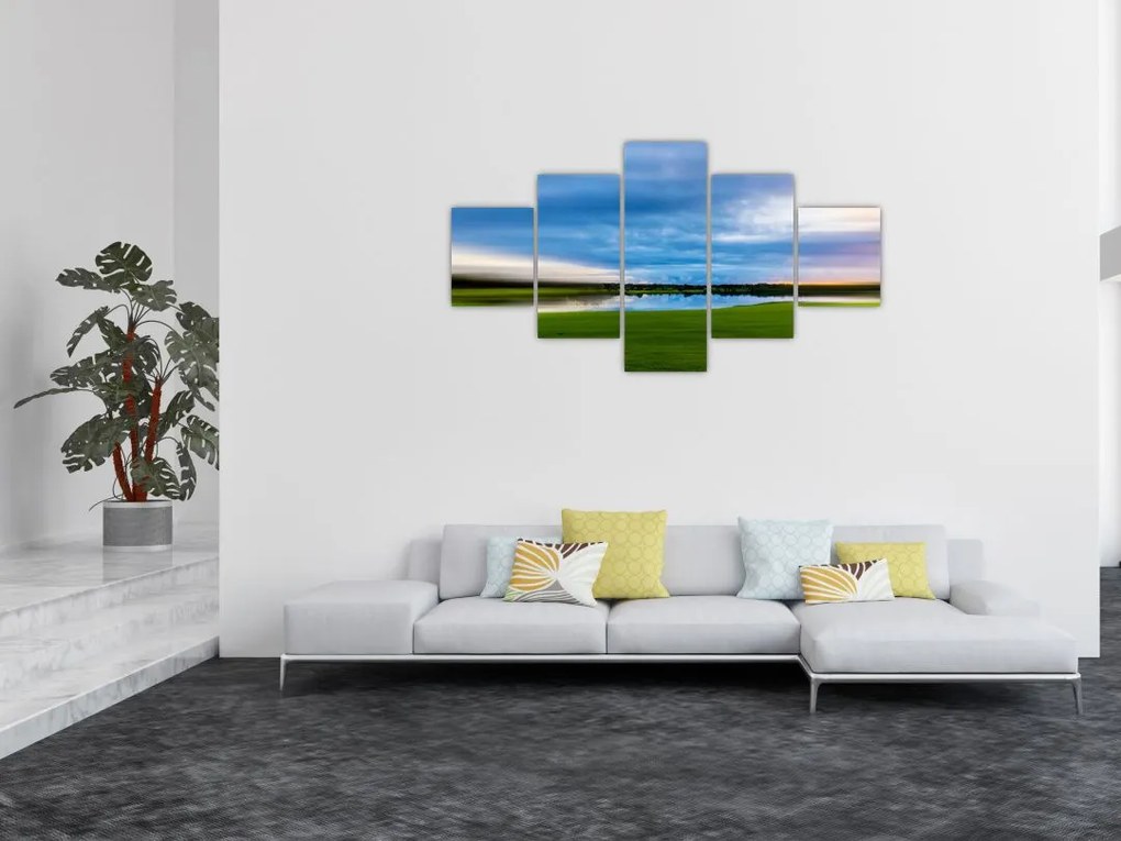Obraz łąki (125x70 cm)