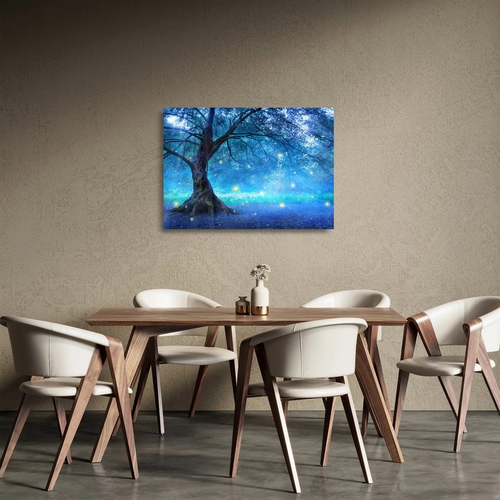 Obraz na szkle - Mistyczny las (70x50 cm)
