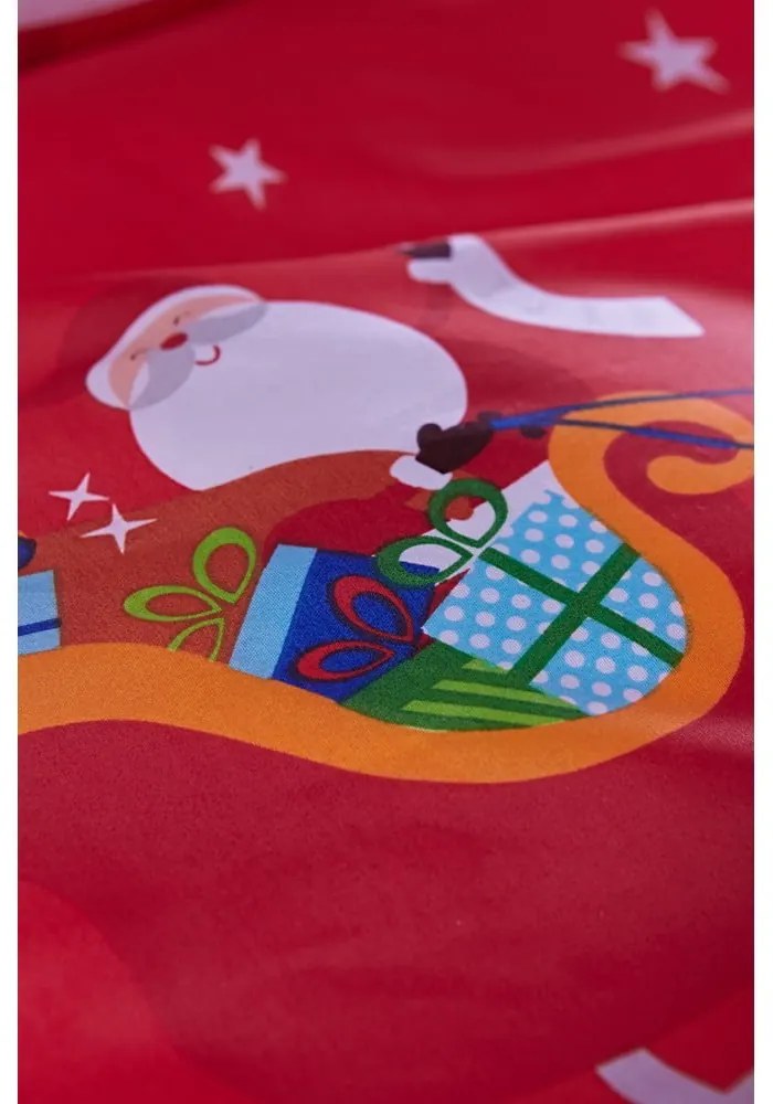 Czerwona pościel dziecięca do łóżeczka 120x150 cm Santa's Christmas Presents – Catherine Lansfield