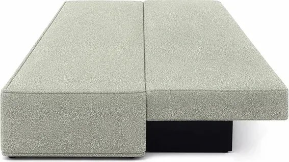 Sofa z Funkcją Spania MAVIA Szara Boucle Japandi