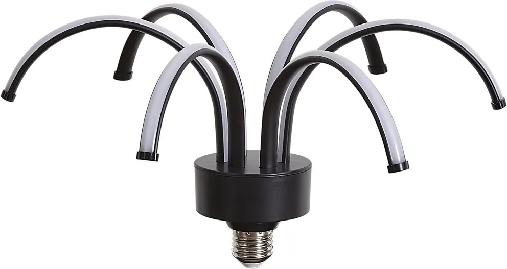 Dekoracyjna żarówka LED E27 czarna 6W 450 lm 3000K