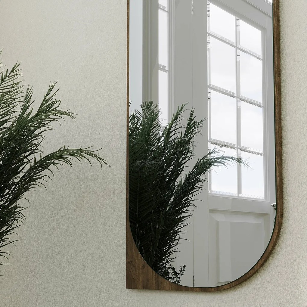 Lustro Livi Walnut 52 x 152 cm