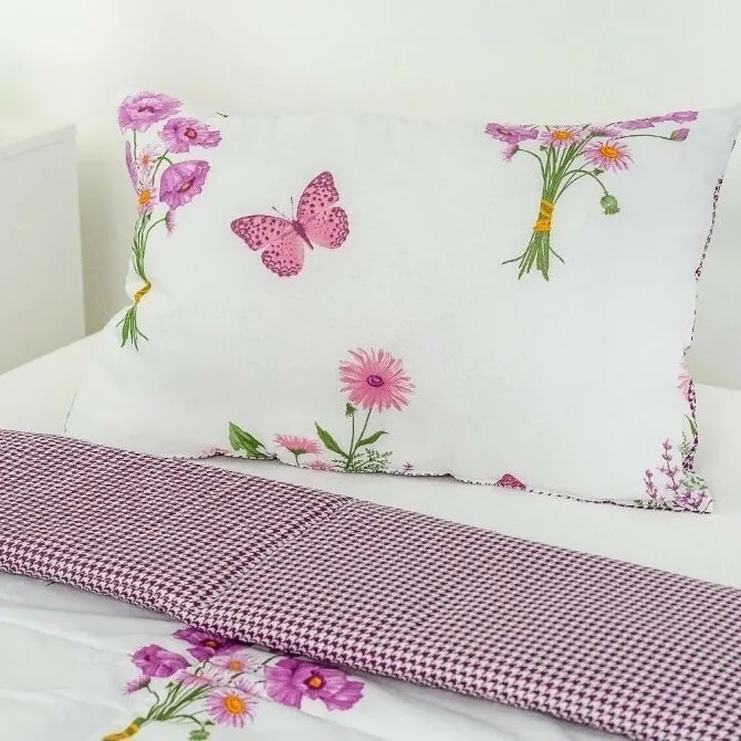 Stanex CLASSIC zestaw letni Wiosna fioletowy, 140 x 200 cm, 40 x 60 cm