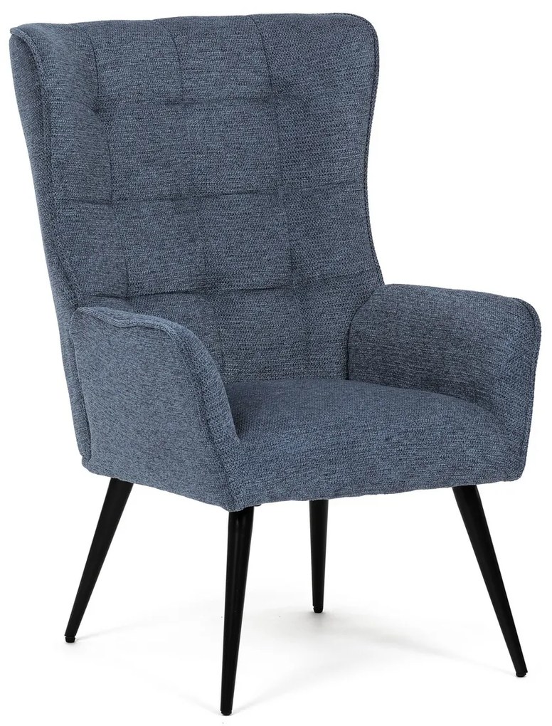 Fotel relaksacyjny 315 BLUE2, ciemnoniebieski
