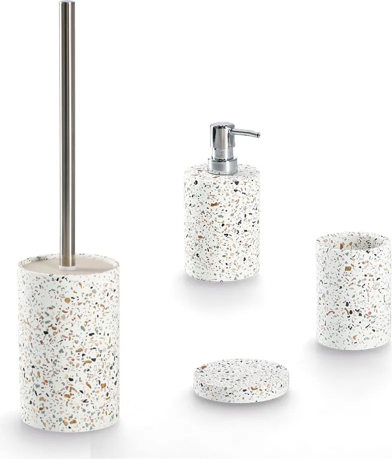 Szczotka WC z cementowym pojemnikiem TERRAZZO, Ø 10,3 cm