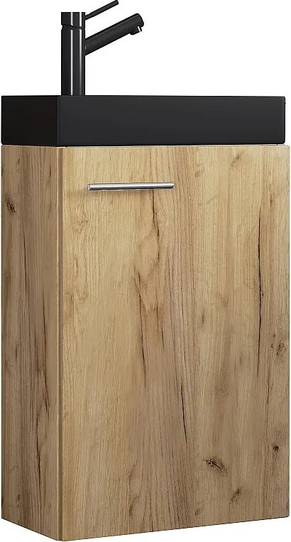 2 szt. umywalka Slito wąska czarna