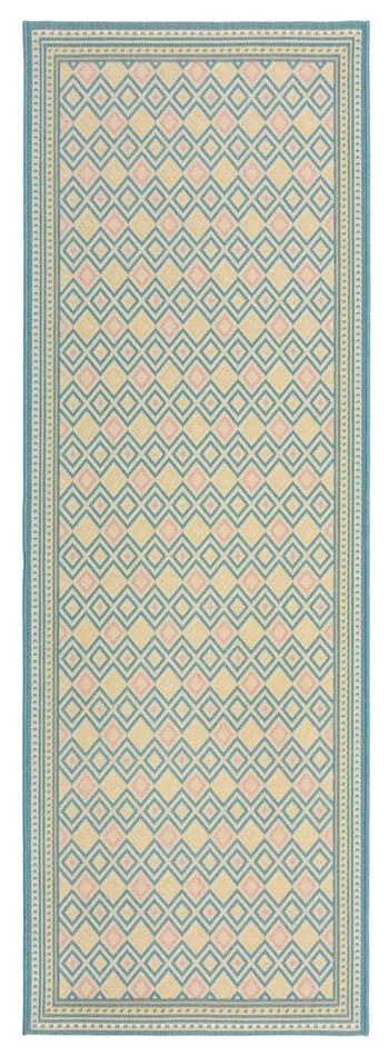 Jasnozielony dywan odpowiedni na zewnątrz 80x230 cm Coast – Flair Rugs