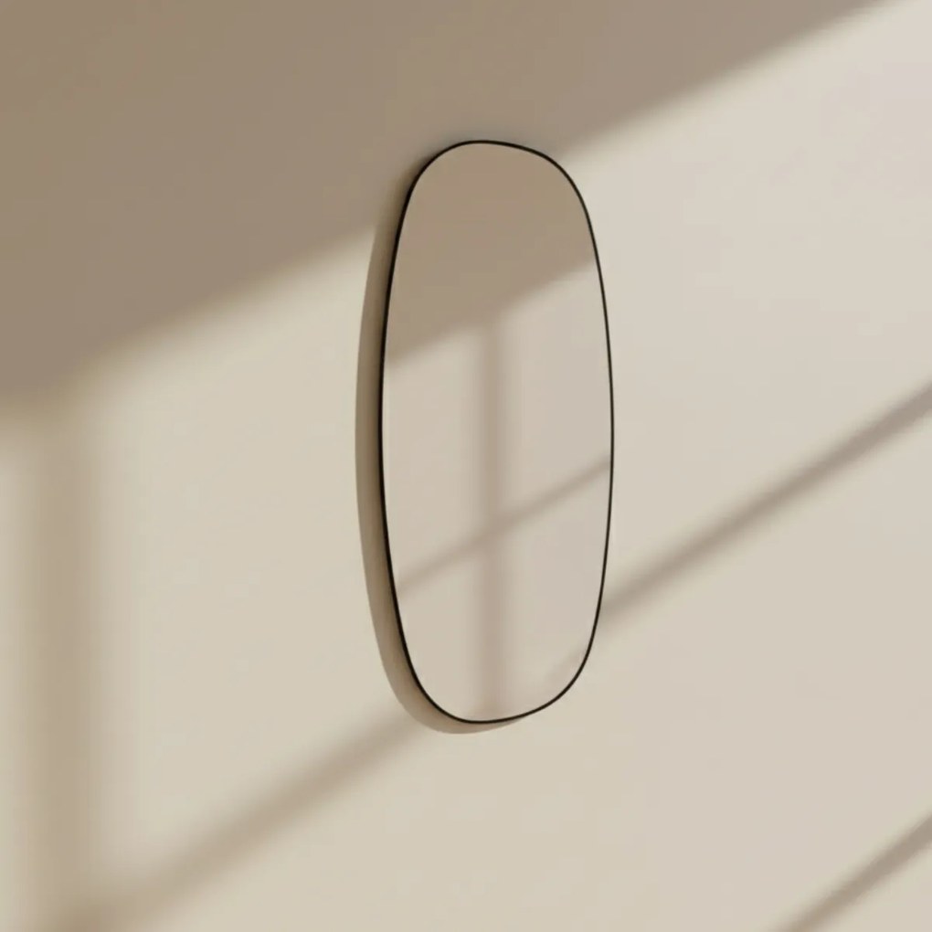 Owalne lustro wiszące OVYN, 60 x 32 cm