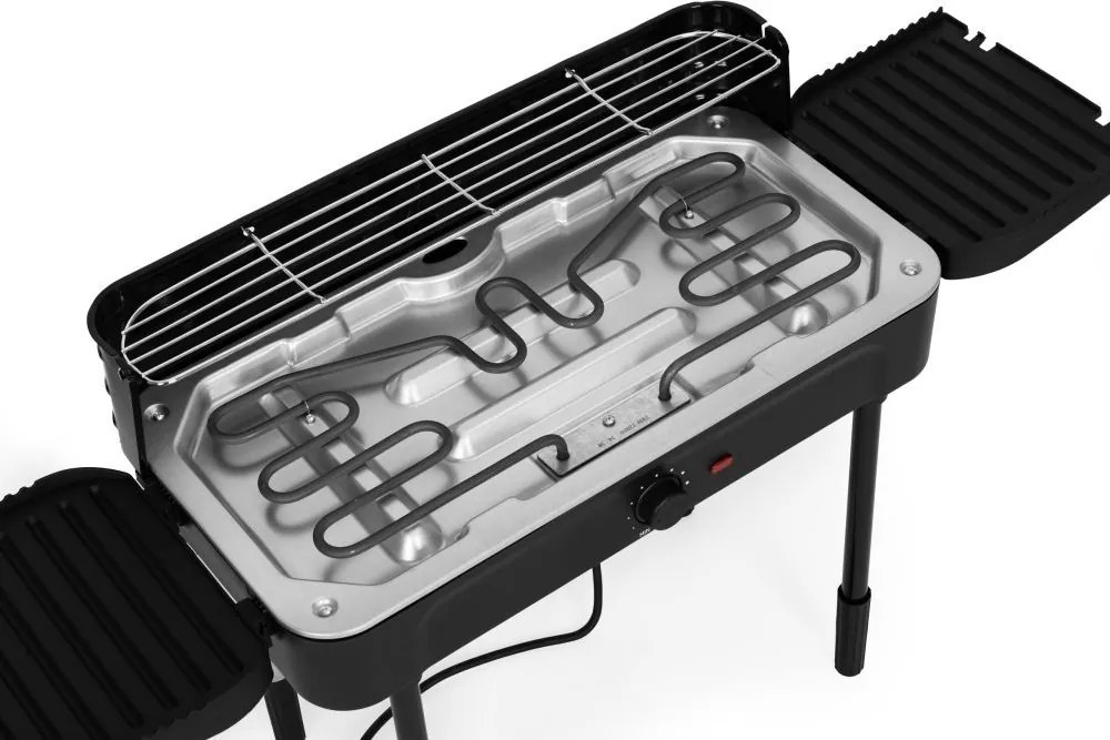 Grill elektryczny 3w1 - grill stojący, stołowy i płyta grillowa BQ231-SWGF