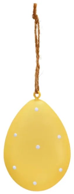 Wiszące metalowe jajko PASTEL EGG - różne kolory Kolor: Pomarańczowy