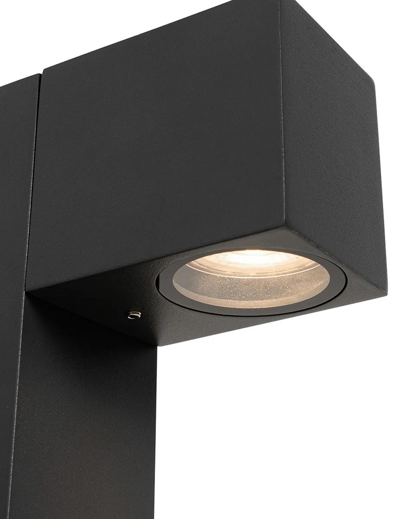 Zewnetrzna Industrialna lampa podłogowa zewnętrzna ciemnoszara 30 cm IP44 - BalenoPrzemysłowy Oswietlenie zewnetrzne