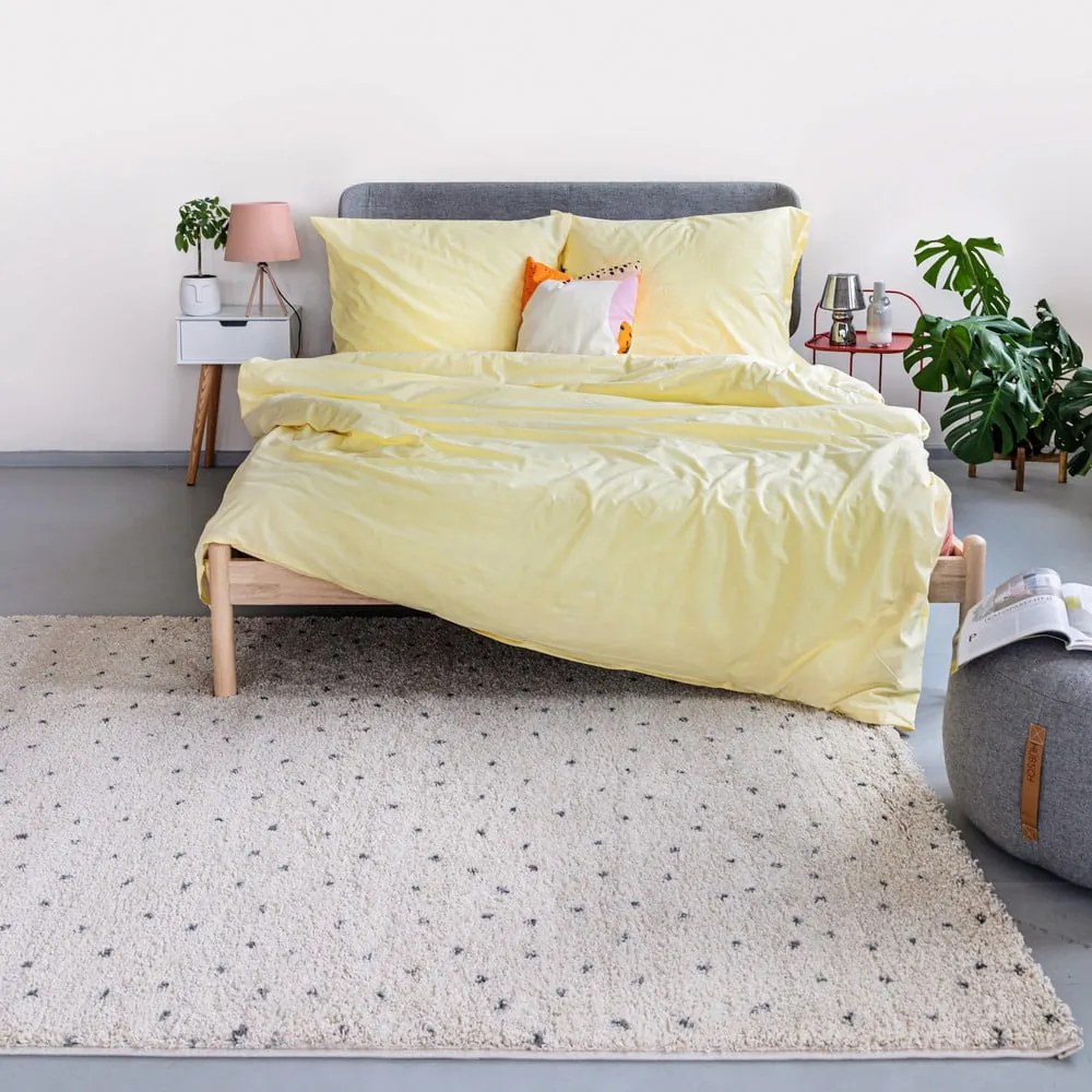 Czarno-kremowy dywan 160x230 cm Dottie Black – Universal