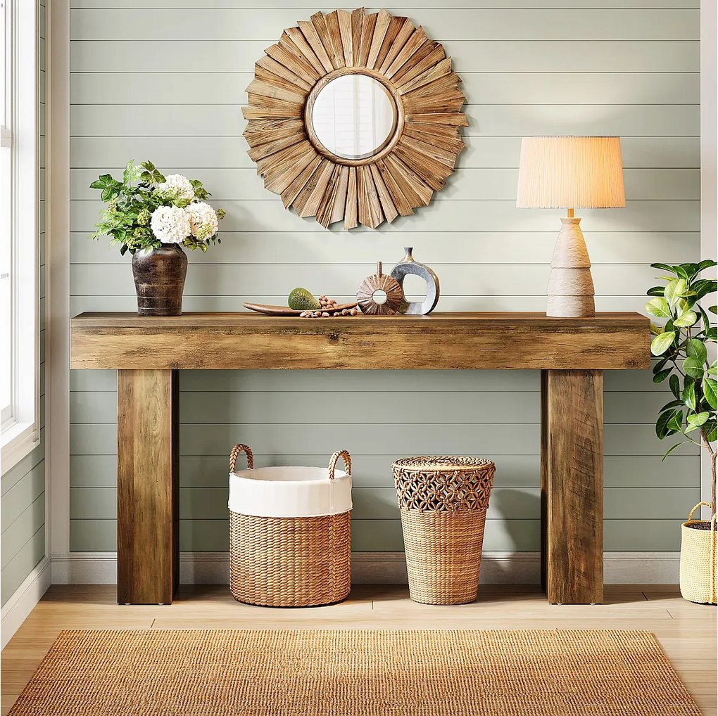 Wąski stolik konsolowy 160 cm - nowoczesny stolik kawowy do przedpokoju