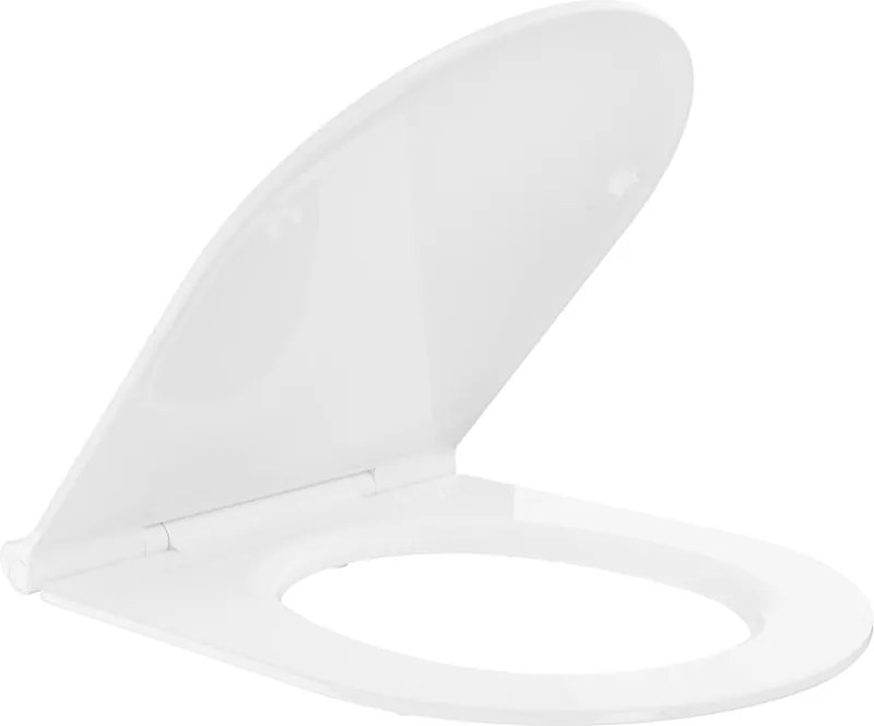 Mexen deska wolnoopadająca slim, duroplast, biała połysk - 39050100