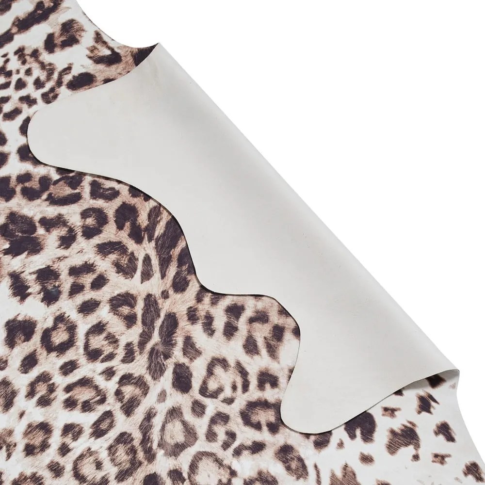 Brązowo-beżowy dywan 155x130 cm Faux Leopard – Think Rugs