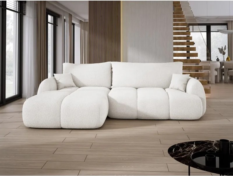 Narożnik COCO WIND z funkcją spania poduszkami i pojemnikiem NOW OR NEVER 01 WERSAL