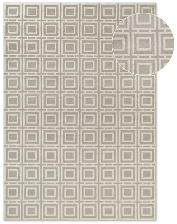 Kremowy dywan 120x170 cm Perles Howlite – Elle Decoration