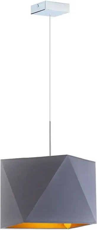 Lampa wisząca glamour z chromowanym stelażem D4-N98