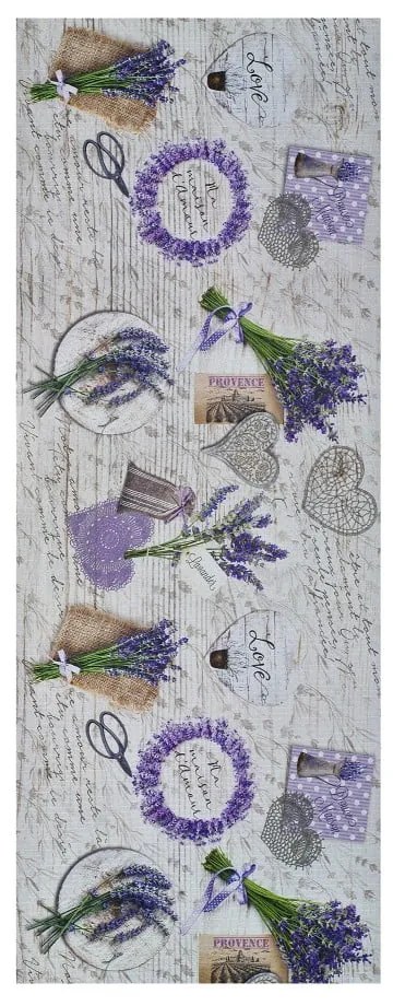 Chodnik Universal Sprinty Lavender, 52x200 cm