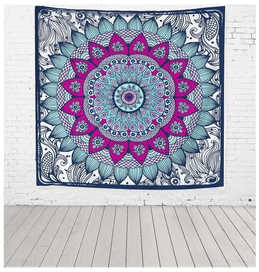 Gobelin 140x140 cm Blue Dreamcatcher – Really Nice Things