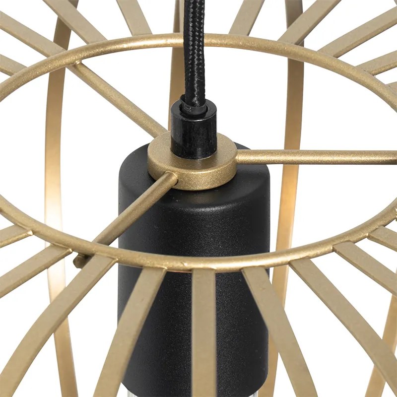 Designerska lampa wisząca mosiądz - JohannaDesignerski Oswietlenie wewnetrzne
