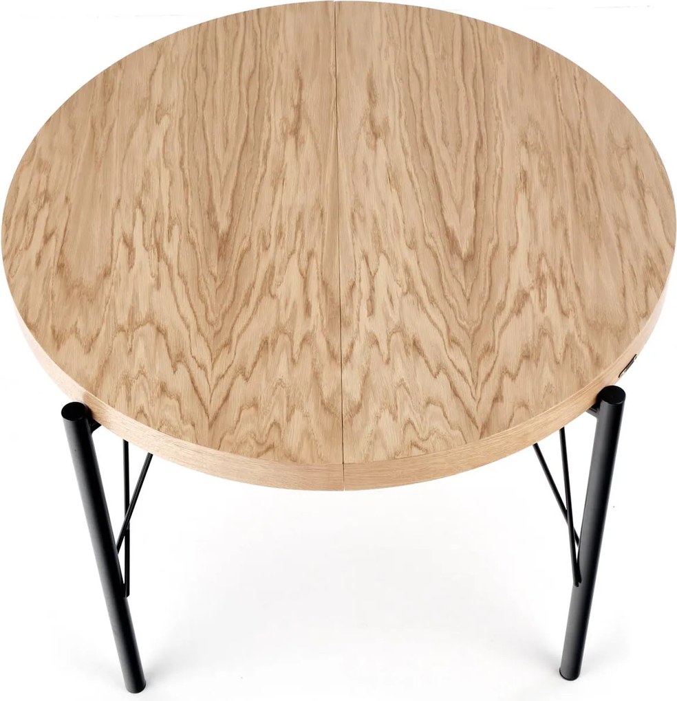 Okrągły stół jadalniany z funkcją rozkładania Inferno