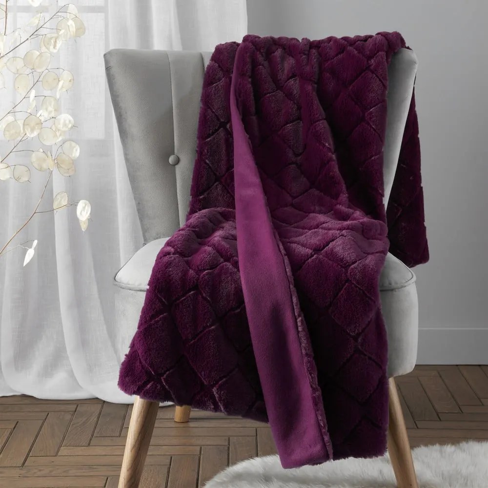 Koc z mikropluszu 130x170 cm Cosy Diamond – Catherine Lansfield