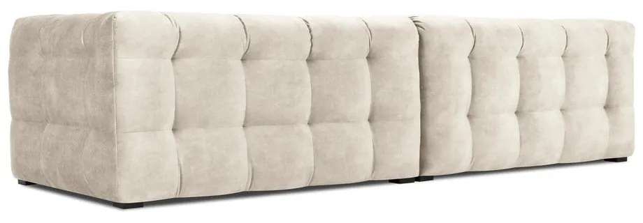 Beżowa aksamitna sofa Windsor &amp; Co Sofas Vesta, 280 cm