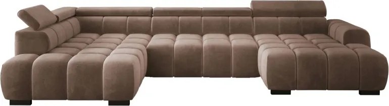 Narożnik BULL XL Lewostronny z elektryczną funkcją regulacji tkanina Salvador 04 WERSAL