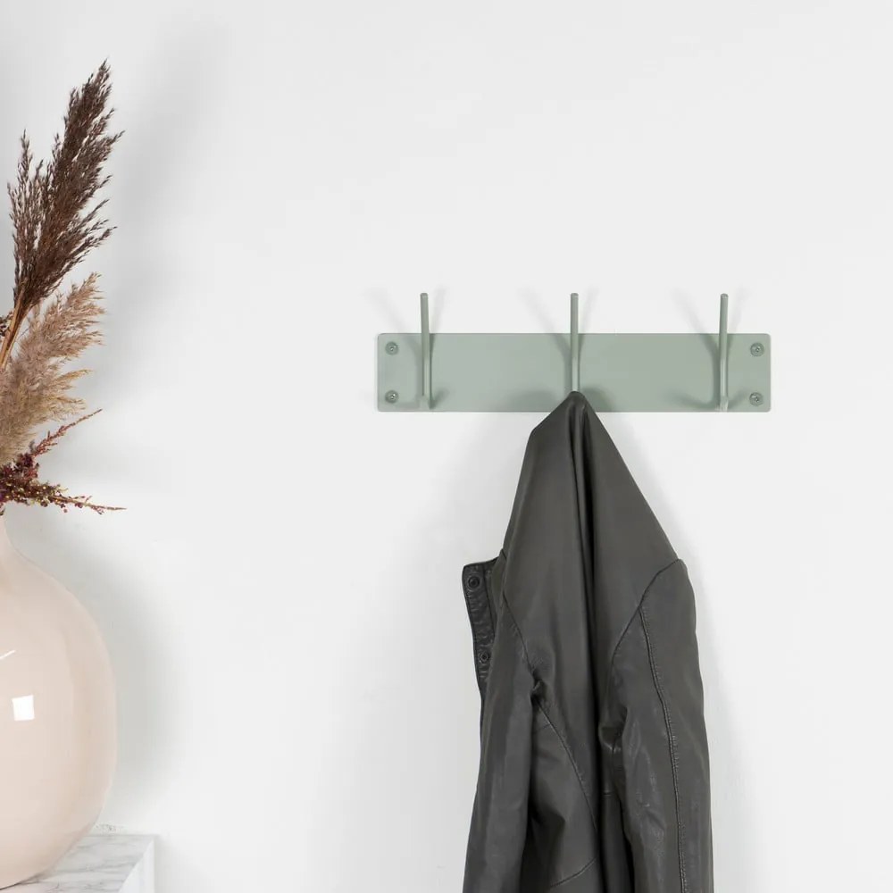 Szarozielony metalowy wieszak ścienny 40 cm Fusion – Spinder Design
