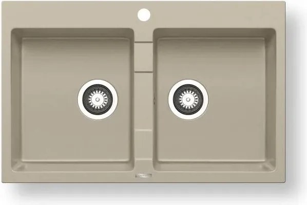 Pyramis 70053101 - Zlewozmywak kuchenny SPARTA 78x50 cm granit/beżowy