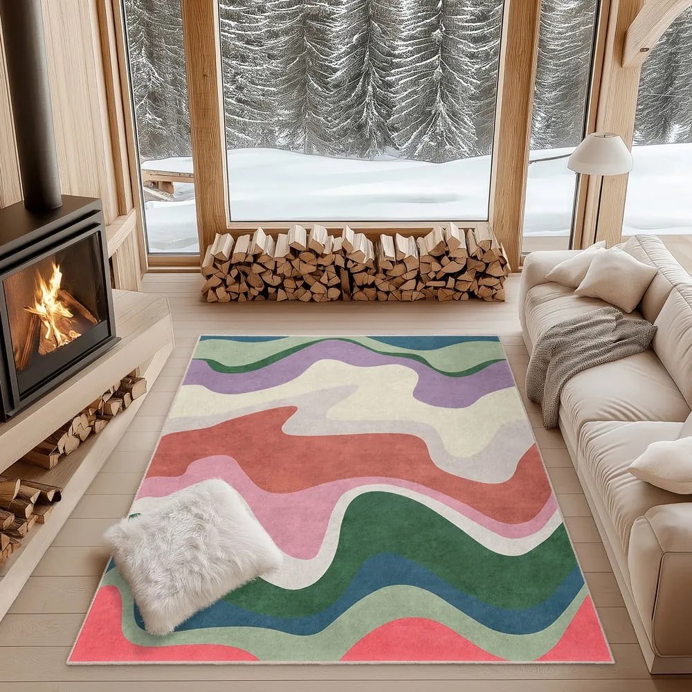 Dywan odpowiedni do prania 80x150 cm Squiggly Breeze – Mila Home