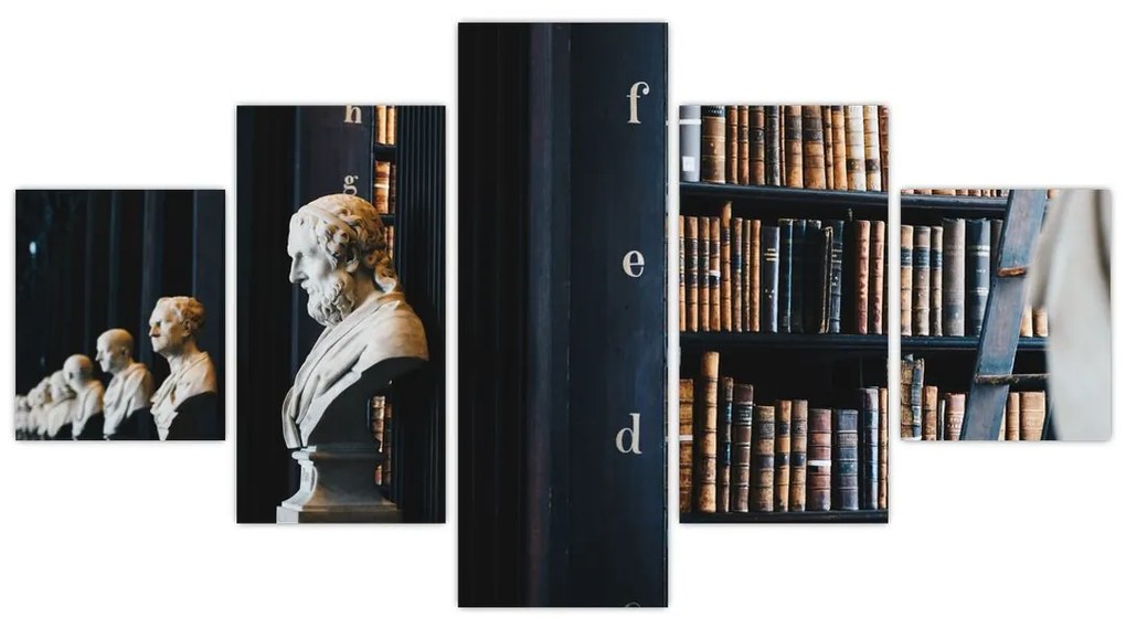 Obraz - W bibliotece (125x70 cm)