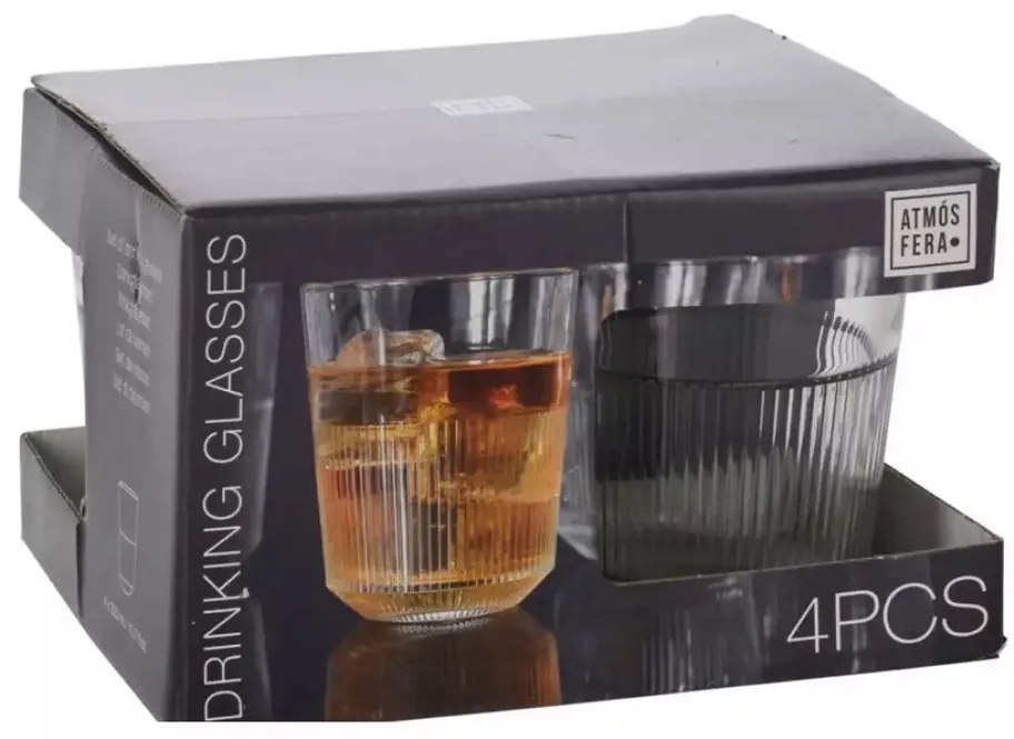 Zestaw szklanek do whisky Atmos 320 ml, 4 szt.