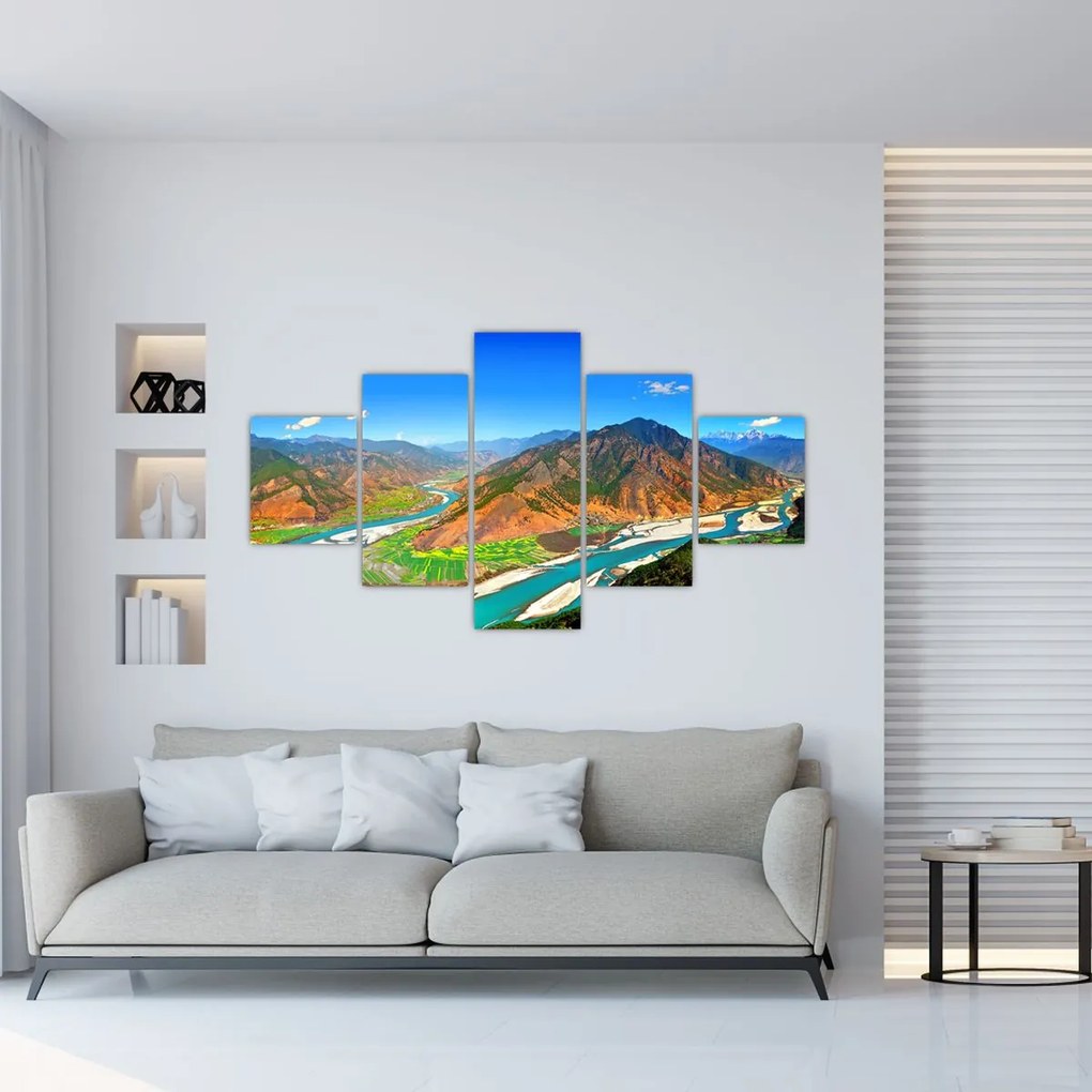 Obraz - Rzeka Jangcy (125x70 cm)