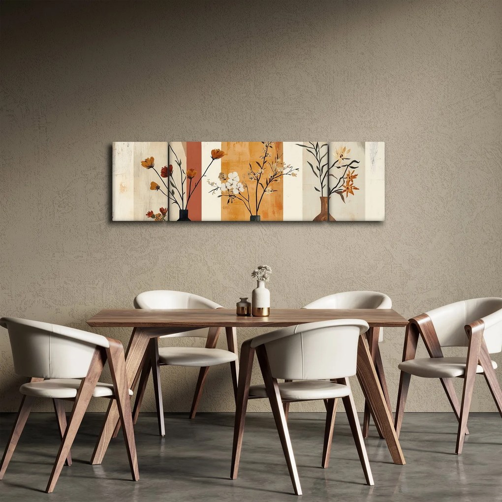 Obraz - Wazony w łukach (170x50 cm)