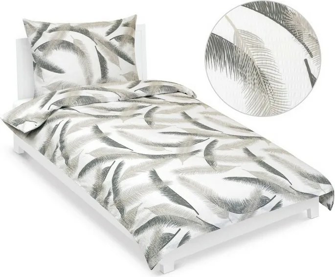 Bellatex Pościel z kory Piórko, 140 x 200 cm, 70 x 90 cm, 140 x 200 cm, 70 x 90 cm