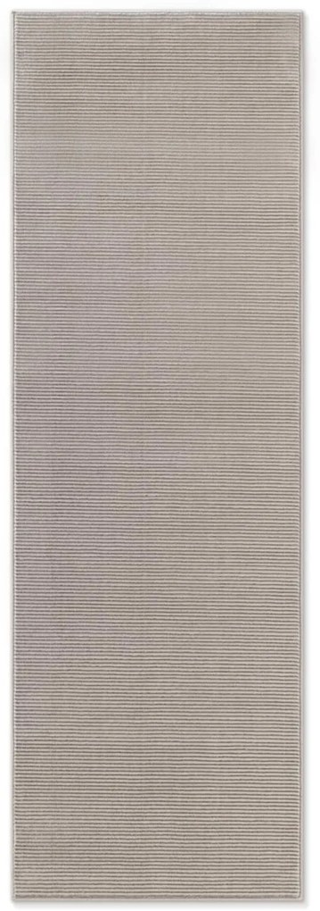 Dywan nowoczesny Perles Paseczki szaro-kremowe 80 cm x 240 cm