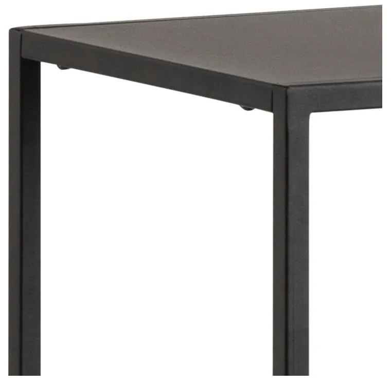 Czarny metalowy regał 80x86 cm Newcastle – Actona
