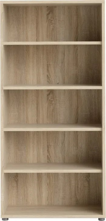 Regał do biura z półkami Prima 4 dąb sonoma