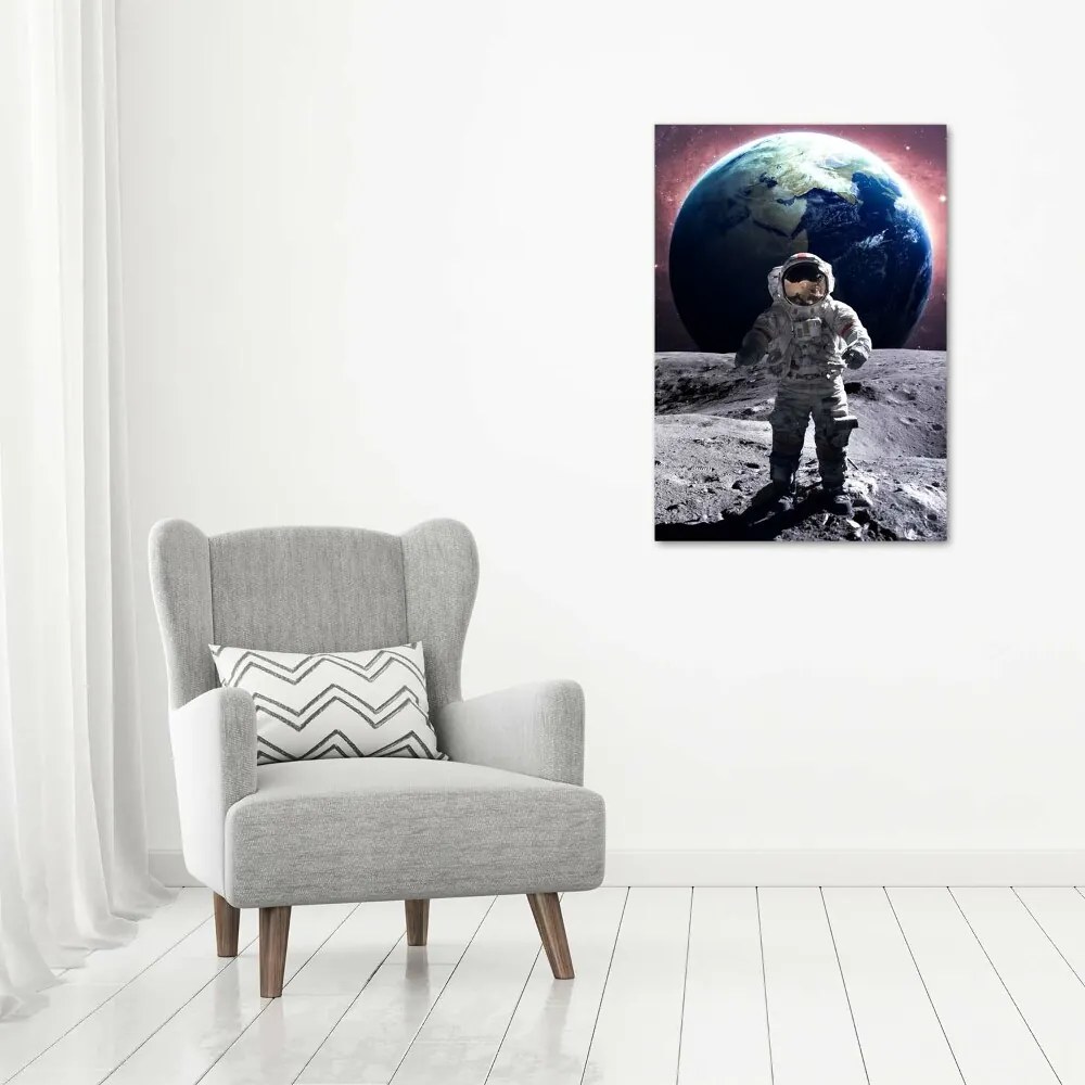 Foto obraz szkło akryl pionowy Astronauta