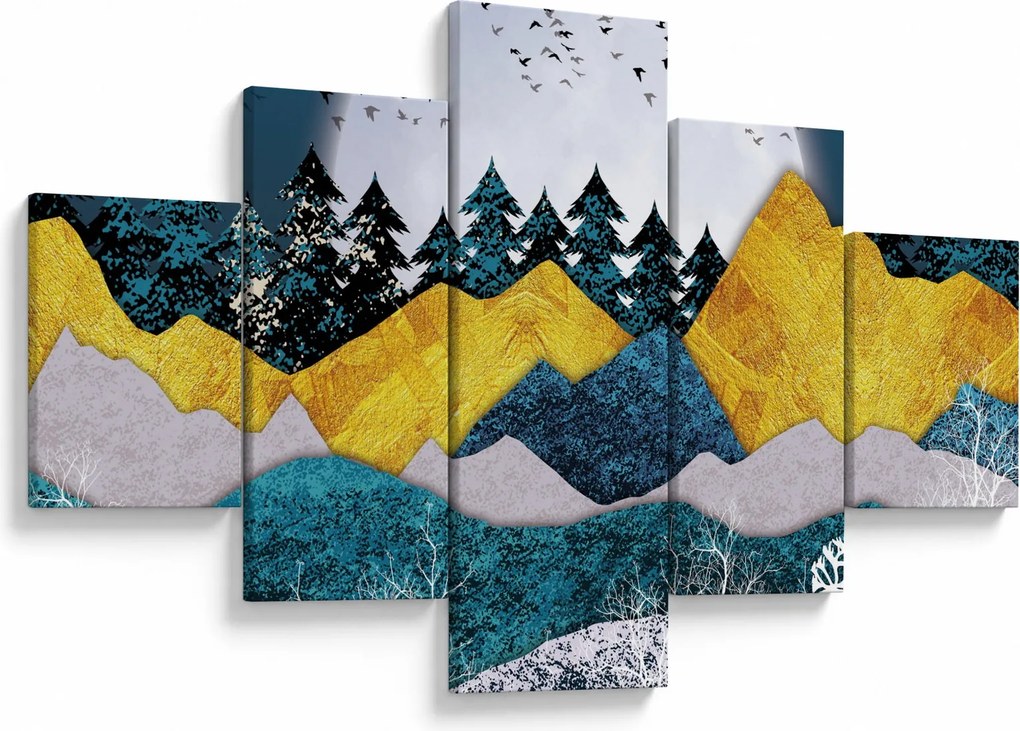 Obraz - Krajobraz polarny (125x70 cm)