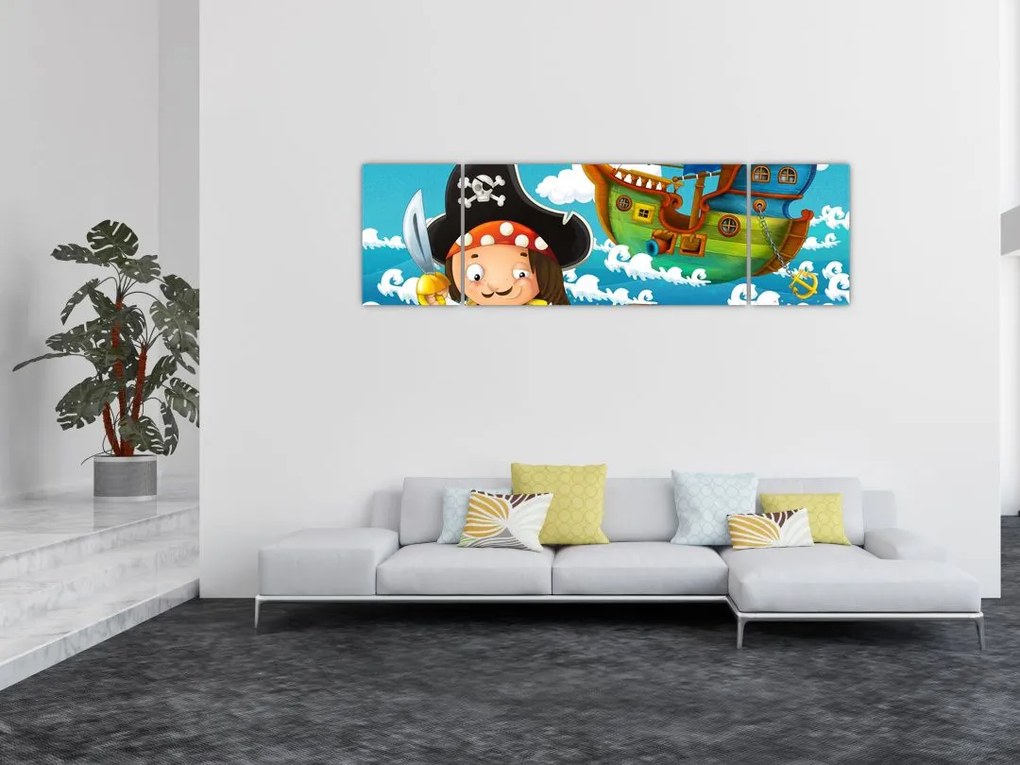 Obraz - Skarb piratów (170x50 cm)