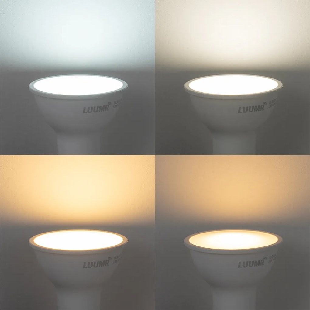 Zestaw 5 inteligentnych żarówek LED GU10 50mm z możliwością ściemniania Opal 4.7W 400 lm 2700-6500K