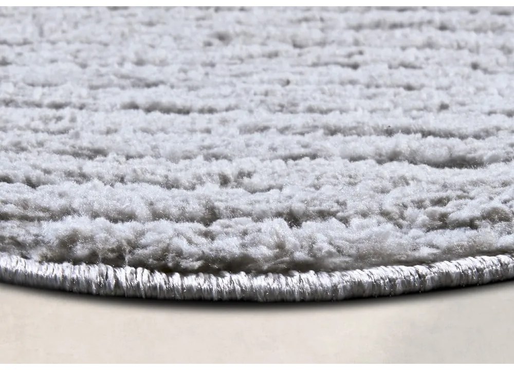 Jasnoszary okrągły dywan ø 200 cm Panglao New York Light Grey – Elle Decoration