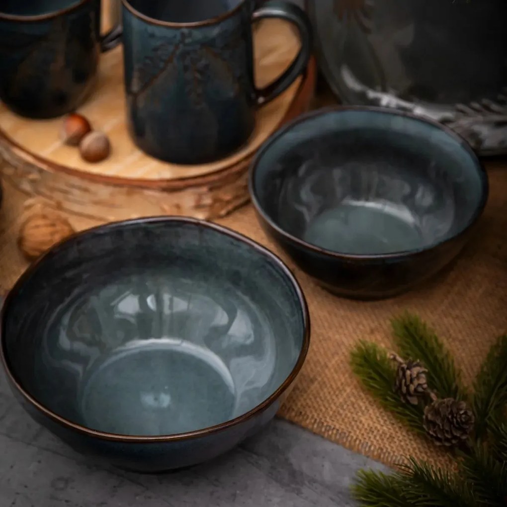 Altom Ceramiczna miska Pine Forest 17,5 cm, 1 l