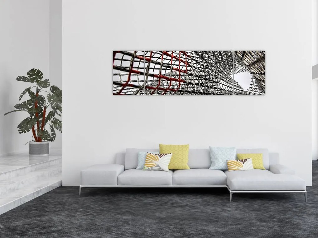 Obraz żelaznej konstrukcji (170x50 cm)