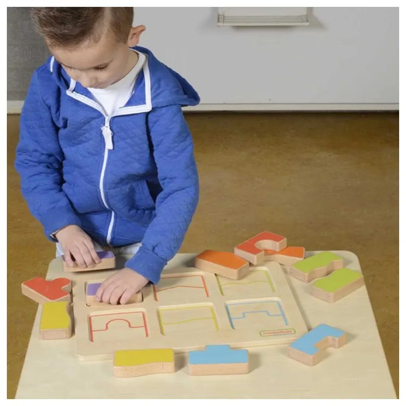 Masterkidz tablica edukacjna sorter dopasowanie kształty i kolory