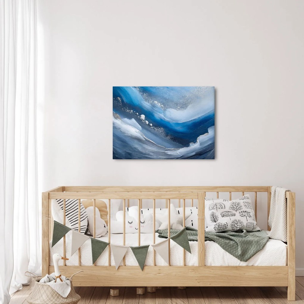 Obraz - Abstrakcja oceanu (70x50 cm)