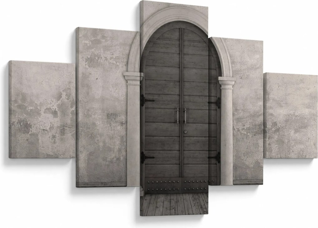 Obraz - Tajemnicze drzwi (125x70 cm)